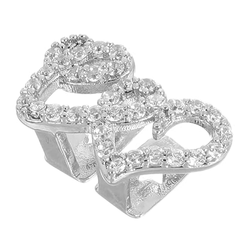 ORFOFE Metal Teeth Grill Kupfer Zahn Schmuck für Frauen Robuster Verformungsbeständiger Hip Hop Zahnschmuck mit Funkelnden Zirkonia Bühne Party Individuelles Accessoire von ORFOFE