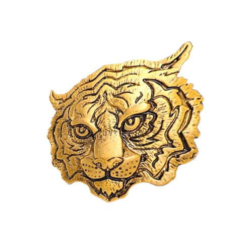 ORFOFE Metal Tiger Brosche für Anzug Revers Herren Anstecknadel Langlebiges für Hochzeit Party Business Formelle und Anlässe Modisches Herrenaccessoire von ORFOFE