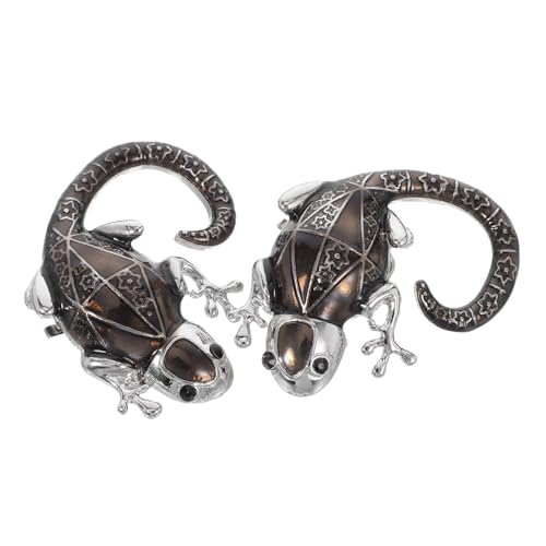 ORFOFE Metall Schuhclips Gecko Schmuck Clips Abnehmbar Schuhdekorationen für Damen High Heels Stiefel Vielseitig Tragbar Party und Freizeit von ORFOFE