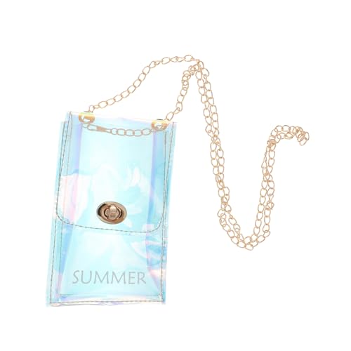 ORFOFE Modische Crossbody Tasche aus Langlebigem PVC Praktische Umhängetasche mit Stylischem Design für Alltag Reisen und Ausgehen Kompakte Schultertasche für Handy und Kosmetik von ORFOFE