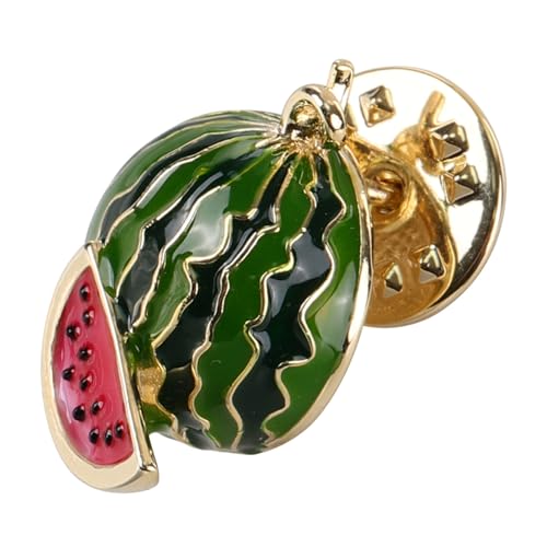 ORFOFE Modische Wassermelonen Brosche Pin Cartoon Anstecknadel für Damen Vielseitig für Pullover Kleid Kragen Schal Eleganter Schmuck für Party Feier und Alltag von ORFOFE