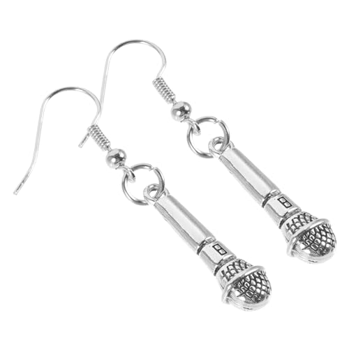ORFOFE Musik Mikrofon Ohrstecker Damen Leichte Punk Style Drop Dangle Statement Ohrschmuck für Alltag und Party Geeignet ORFOFE Musik Mikrofon Ohrstecker Damen Leichte Punk Style Drop Dangle Statement Ohrschmuck für Alltag und Party Geeignet von ORFOFE