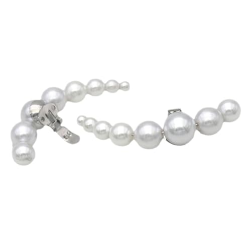 ORFOFE Perlen Schuhclips Damen Abnehmbar Dekorative Weiße Perlen Schuhverzierung für High Heels Schuhschmuck Buckles Accessoires für Frauen von ORFOFE