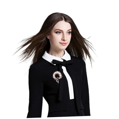 ORFOFE Perlenbrosche Damen Brustnadel mit Zartem Schmetterlingsdesign Rosegoldfarbene Anstecknadel für Cardigan und Schal Eleganter Schmuck für Party Bankett und Alltag von ORFOFE