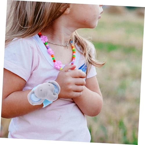 ORFOFE Plüsch Elefant Klatscharmband Party Armband Tiermotiv Kuscheliges Schnapparmband Geschenk Geburtstag Halloween von ORFOFE