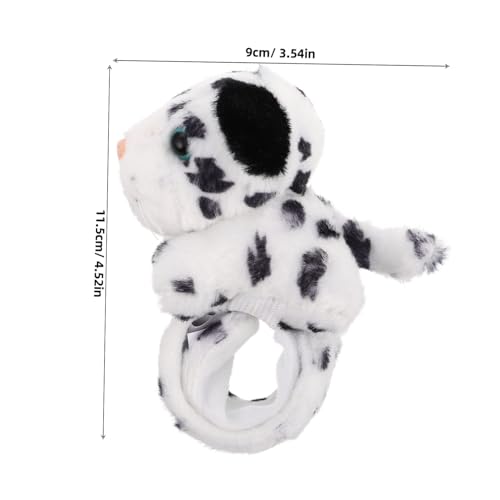 ORFOFE Plüsch Leopard Slap Armband Kuscheliges Weiches Stofftier Armband Kreatives Tiermotiv Handgelenkband als und Spielzubehör für Kinderparty von ORFOFE
