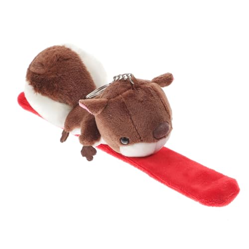 ORFOFE Plüsch tier Slap Armband Kuscheliges Großer Eichhörnchen Braun Robust und Vielseitig für Party Festival und Alltag von ORFOFE