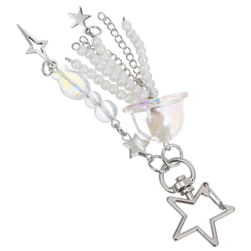 ORFOFE Quallen Stern Schlüsselanhänger Dekorativer Taschenanhänger Süßes Design für Schlüssel Handtaschen und Autoschlüssel Einzigartiges von ORFOFE