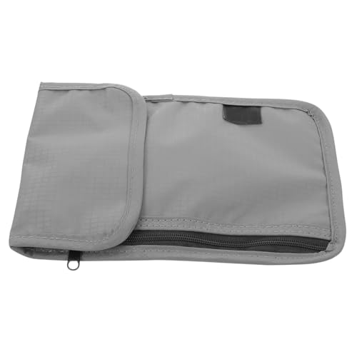 ORFOFE Reisespeicherbeutel Wasserdichter Passhalter für Reisedokumente Tragbare Geldbörse mit Verstellbarem Halsriemen für Reisen und von ORFOFE