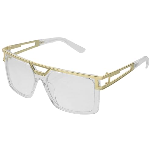 ORFOFE Retro Sonnenbrille Damen Herren Leicht Metallrahmen Uv-schutz Vintage Design Modisch Vielseitig für Party Reise Outdoor Sport von ORFOFE