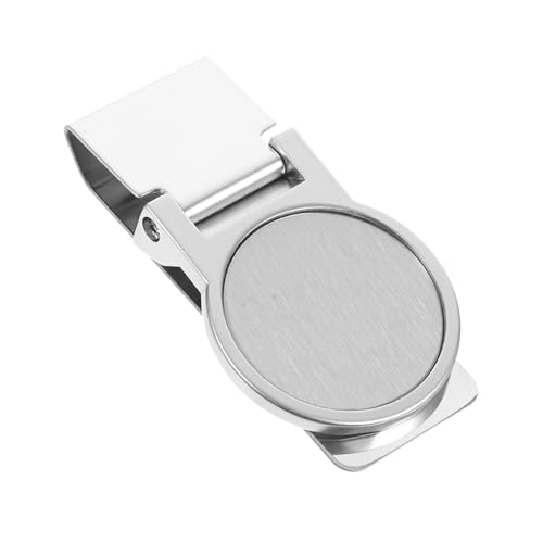 ORFOFE Runder Geldclip aus Rostfreiem Edelstahl Langlebig und Rostfrei Kompakter Geldklammer für Scheine Praktischer Banknotenhalter Geldbörse Einfach und Zeitsparend im Alltag von ORFOFE