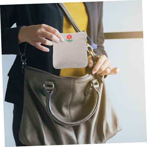 ORFOFE Sanitary Napkin Organizer Tasche aus Strapazierfähigem Material mit Reißverschluss Niedliche Kleine Aufbewahrungstasche für Damenbinden Tragbare Kleine Zufällige Zufällige Farbe von ORFOFE