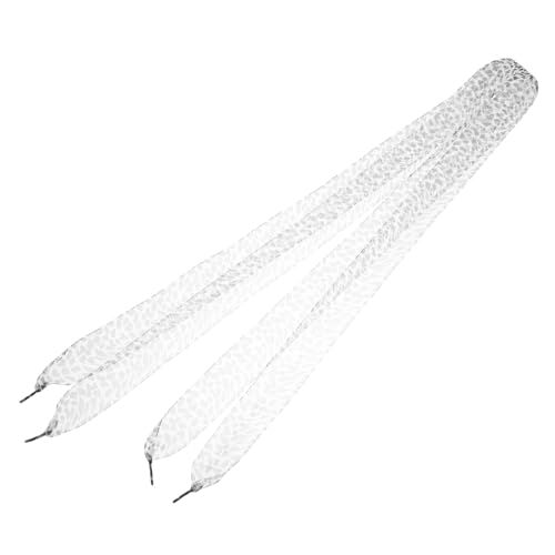 ORFOFE Schnürsenkel mit Leopardenmuster Langlebige Polyester schnürbänder für Sneaker Sportschuhe und Freizeit Reißfest Passend für Damen und Modisches Schuhzubehör von ORFOFE