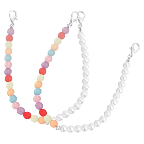 ORFOFE Schuhketten Boho Stil Perlen Design Damen Sneaker Zubehör Dekorative Schuhanhänger mit Einfachem Verschluss für Turnschuhe und Freizeitmode von ORFOFE