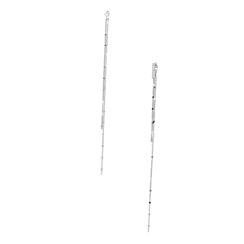 ORFOFE Sterling Silber Ohrhaken Ohrschmuck Lange Quasten Ohrkette Damen Modische Hängende Ohranhänger Umweltfreundlich ORFOFE Sterling Silber Ohrhaken Ohrschmuck Lange Quasten Ohrkette Damen Modische Hängende Ohranhänger Umweltfreundlich von ORFOFE