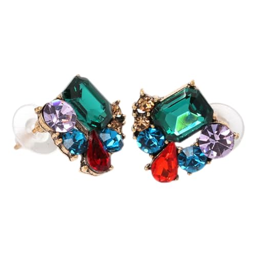 ORFOFE Strass Ohrstecker Damen Ohrschmuck Funkelnd Leicht Elegant Geeignet für Hochzeit Party Alltag von ORFOFE