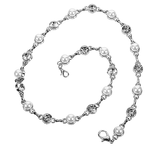 ORFOFE Strass Taillengürtel Damen Schmuck DIY Dekorative Strasskette Perlenkette Legierungs für Brautkleid Schuhe Tasche Kleidung Zubehör ORFOFE Strass Taillengürtel Damen Schmuck DIY Dekorative Strasskette Perlenkette Legierungs für Brautkleid Schuhe Tasche Kleidung Zubehör von ORFOFE