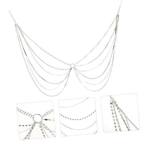 ORFOFE Taillenkette Damen mit Verstellbarer Mehrschichtige Body Chain aus Funkelnden Strasssteinen für Strand und Party Leichter Schmuck für Frauen und Mädchen von ORFOFE
