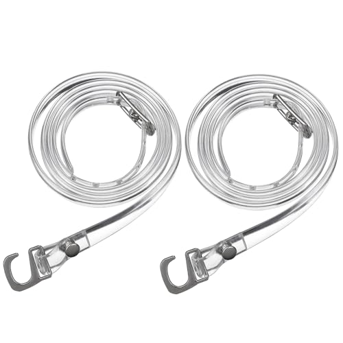 ORFOFE Transparent Verstellbare Schuhriemen für Damen mit Rutsch und Elastischem Stretchmaterial Wiederverwendbar zum Fixieren High Heels bei Tanz und Alltag von ORFOFE