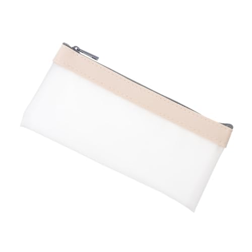 ORFOFE Transparente Geldbörse mit Reißverschluss Vielseitige Makeup Stiftetasche für Reisen Mittlere Kapazität Tragbare Kosmetiktasche in Elegantem für Münzen Stifte und Kleine von ORFOFE