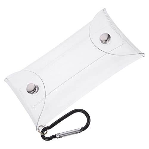 ORFOFE Transparente Kleine Geldbörse Damen Tragbare und Schlüsselaufbewahrung Kompakte Kosmetiktasche für Lippenstift und Kopfhörer Vielseitige Outdoor mit Praktischem Sichtfenster von ORFOFE