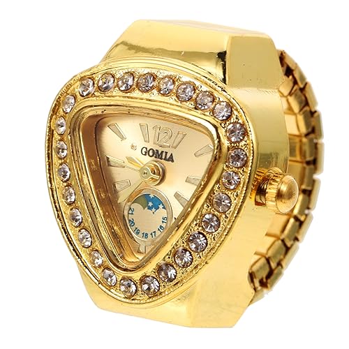 ORFOFE Uhr Damen Unisex Mini Fingeruhr Im Design Casual Dekorative Armbanduhr Für Und Schmuckstück Gold Präzise Zeitmessung Perfektes Für ORFOFE Uhr Damen Unisex Mini Fingeruhr Im Design Casual Dekorative Armbanduhr Für Und Schmuckstück Gold Präzise Zeitmessung Perfektes Für von ORFOFE