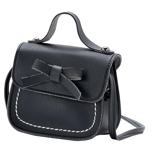ORFOFE Umhängetasche Mädchen Mini Crossbody Bag aus Langlebigem PU mit Schleifen Design Kompakt Leicht Modisch für Alltag Partys Hochzeiten mit Sicherem Klappverschluss zur Aufbewahrung von ORFOFE