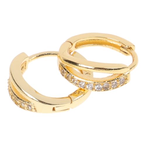 ORFOFE Vergoldete Dangle Creolen Ohrringe Minimalistisch Elegant Hautfreundlich Leicht Kombinierbar Schmuck von ORFOFE