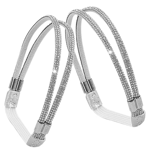 ORFOFE Verstellbare Abnehmbare High Heel Schuhriemen mit Elastischem Anti lock Schnürsenkel Design Komfortabel Hautfreundlich Vielseitig für Damen Passend für Verschiedene Schuharten von ORFOFE