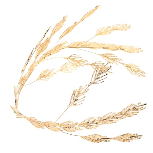 ORFOFE Verstellbare Braut Haarreif Goldene Blattkrone Leichtes Vintage Haarschmuck für Hochzeit Ball Festliche Anlässe Elegantes Damen Accessoire von ORFOFE