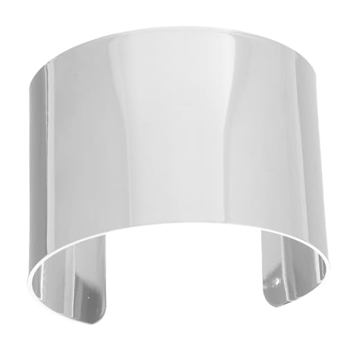 ORFOFE Verstellbares Damen Cuff Bangle Armband aus Edelstahl Schlichtes Silbernes Manschettenarmband Modischer Armschmuck für Alltag Party Geschenk für Frauen und Mädchen ORFOFE Verstellbares Damen Cuff Bangle Armband aus Edelstahl Schlichtes Silbernes Manschettenarmband Modischer Armschmuck für Alltag Party Geschenk für Frauen und Mädchen von ORFOFE
