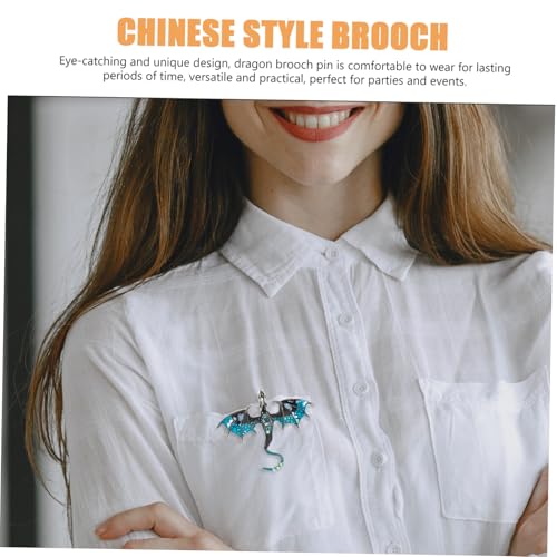 ORFOFE Vintage Chinesische Drachenbrosche Pin Leichtes Emaille Zodiac Schmuck für Frauen und Männer Vielseitig für Kleidung Mantel Pullover Party Neujahr Hochzeit und Besondere Anlässe ORFOFE Vintage Chinesische Drachenbrosche Pin Leichtes Emaille Zodiac Schmuck für Frauen und Männer Vielseitig für Kleidung Mantel Pullover Party Neujahr Hochzeit und Besondere Anlässe von ORFOFE