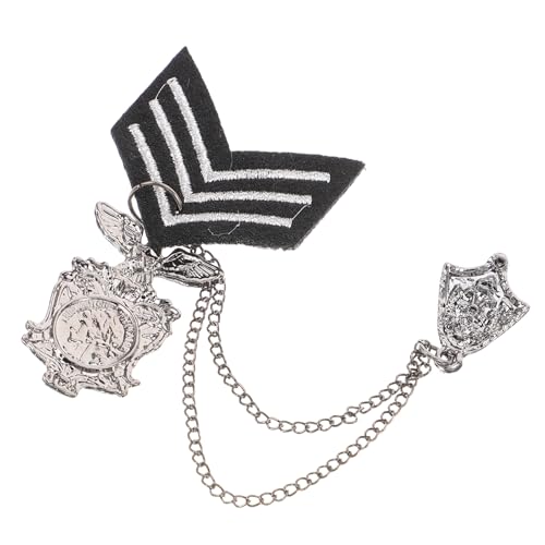 ORFOFE Vintage Herren Brosche Abzeichen Britischer Stil Hohe Härte Verblasst nicht Vielseitiges Kostüm Schmuck Accessoire für Anzüge Mäntel Schals und Kleidung Fest Haltend Geschenkidee von ORFOFE