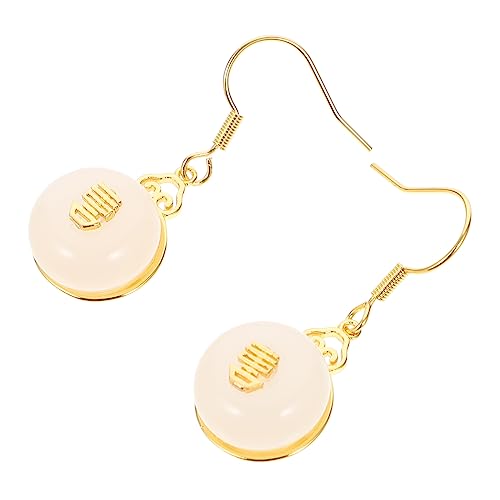 ORFOFE Vintage Jade Ohrhänger für Damen Langlebige Oxidationsbeständige Schmuck Ohrringe mit Elegantem Dangle Design Einfach zu Tragen für Geburtstag Hochzeit und von ORFOFE