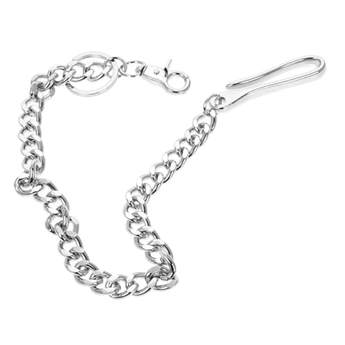 ORFOFE Vintage Metall Hosenkette für Jeans Hip Hop Accessoire mit Robustem Metallverschluss Vielseitig als Geldbörsen Hosenkette Geeignet Modisches Punk Style Schmuckstück ORFOFE Vintage Metall Hosenkette für Jeans Hip Hop Accessoire mit Robustem Metallverschluss Vielseitig als Geldbörsen Hosenkette Geeignet Modisches Punk Style Schmuckstück von ORFOFE