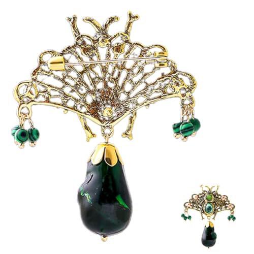 ORFOFE Vintage Perlen Bienen Brosche Anstecknadel für Kleidung Damen Retro Glanz Verzierung Modisches Accessoire mit Langlebigem für Mantel Bluse und Jacke von ORFOFE