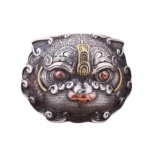 ORFOFE Vintage Pi Yao Ring Gothic Schmuck Chinesischer Stil Unisex Accessoire Modischer Kupferring für Damen Herren von ORFOFE