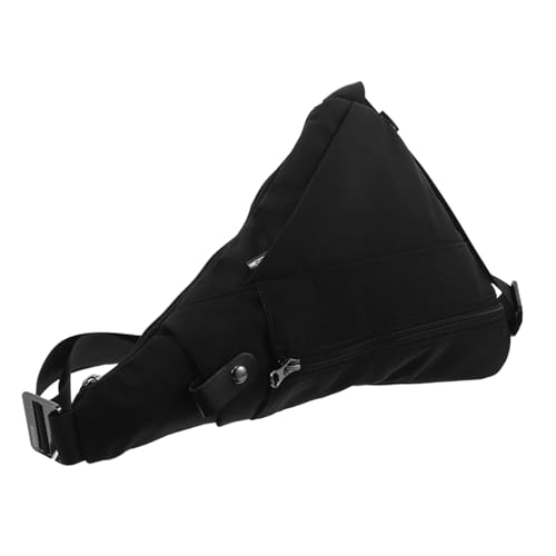 ORFOFE Wasserdichte Herren Crossbody Sling Bag mit Rfid Schutz Geräumige Schultertasche mit Mehreren Fächern Praktischer Brustbeutel für Outdoor Alltag und Reisen Schwarzer Sling Bag von ORFOFE