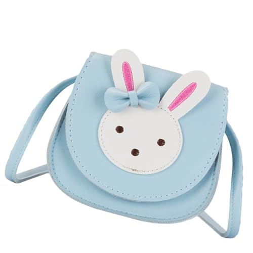 ORFOFE Wasserdichte PU Umhängetasche für Mädchen mit Niedlichem Hasenmotiv Leichte Mini schultertasche Praktischer Crossbody geldbeutel Robust und Farbbeständig für Jugendliche von ORFOFE