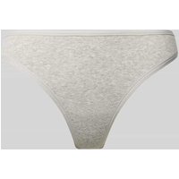 ORGANIC BASICS String in Ripp-Optik in Silber Melange, Größe L von ORGANIC BASICS