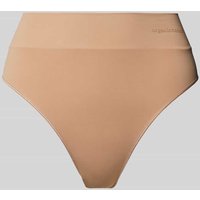 ORGANIC BASICS String mit Label-Schriftzug in Beige, Größe XL ORGANIC BASICS String mit Label-Schriftzug in Beige, Größe XL von ORGANIC BASICS