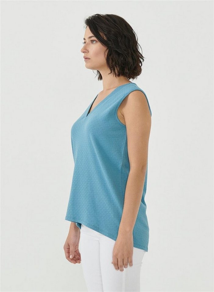 ORGANICATION 2-in-1-Top Women's Tank Top in Petrol Blue ORGANICATION 2-in-1-Top Women's Tank Top in Petrol Blue von ORGANICATION