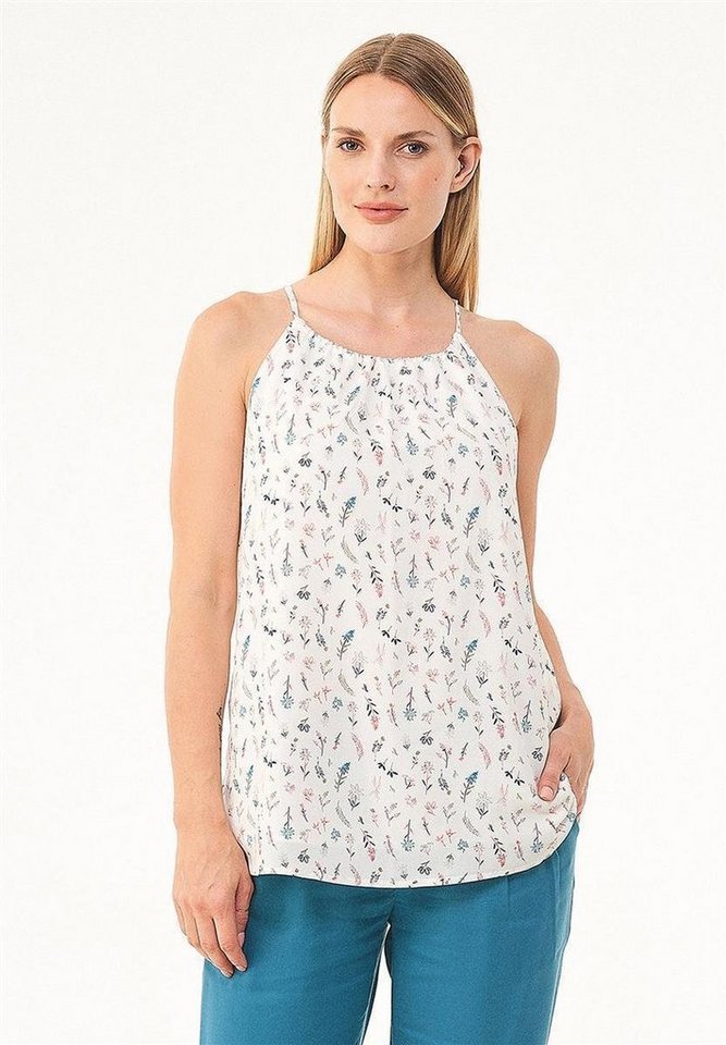 ORGANICATION 2-in-1-Top Women's All-Over Printed Top in Flower Print von ORGANICATION