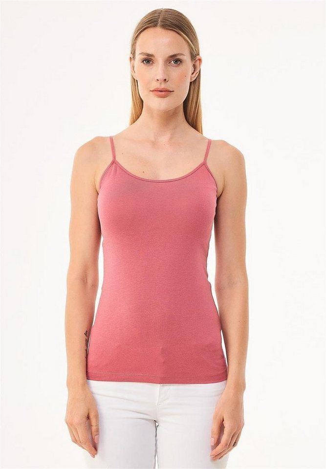 ORGANICATION 2-in-1-Top Women's Spaghetti Strap Top in Desert Rose von ORGANICATION
