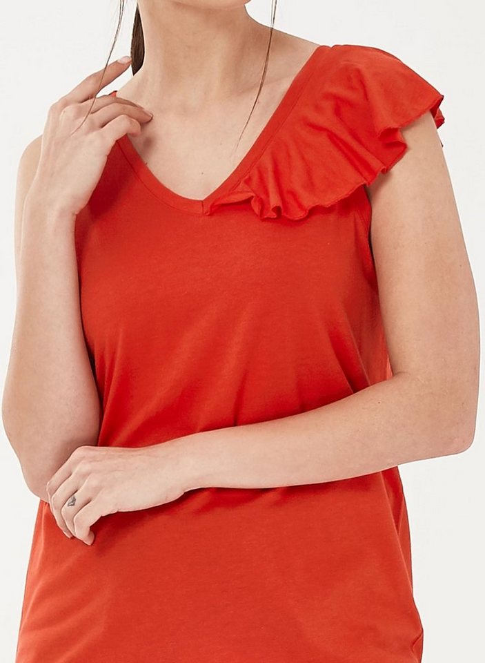 ORGANICATION 2-in-1-Top Top aus Tencel™-Bio-Baumwolle Mix in Red ORGANICATION 2-in-1-Top Top aus Tencel™-Bio-Baumwolle Mix in Red von ORGANICATION