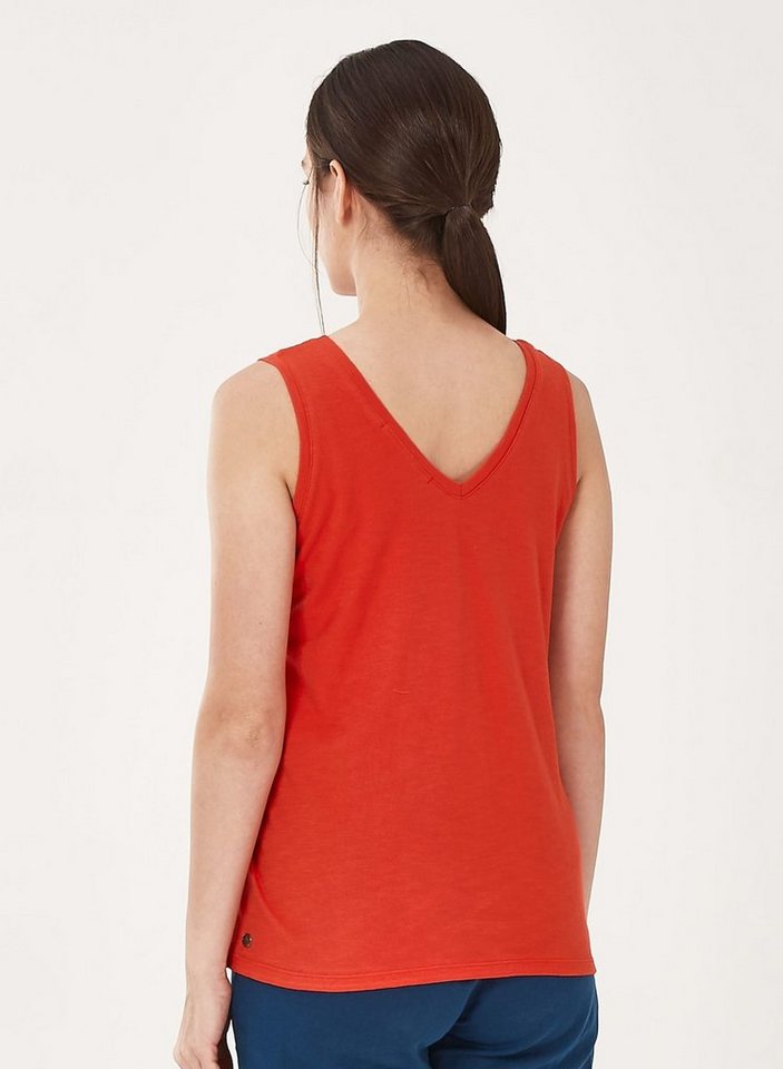ORGANICATION 2-in-1-Top Tank-Top aus Bio-Baumwolle mit Stickerei in Red ORGANICATION 2-in-1-Top Tank-Top aus Bio-Baumwolle mit Stickerei in Red von ORGANICATION