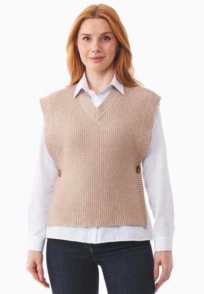 ORGANICATION Ärmelloser Pullover aus Bio-Baumwolle Mix von ORGANICATION