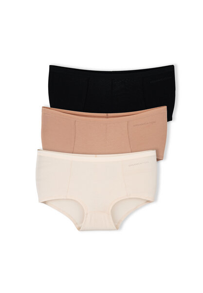 ORGANICATION BLAIRE | Boyshorts Panty aus Bio-Baumwolle und TENCEL Modal im 3er-Pack von ORGANICATION