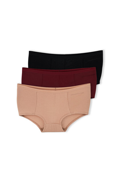 ORGANICATION BLAIRE | Boyshorts Panty aus Bio-Baumwolle und TENCEL Modal im 3er-Pack von ORGANICATION