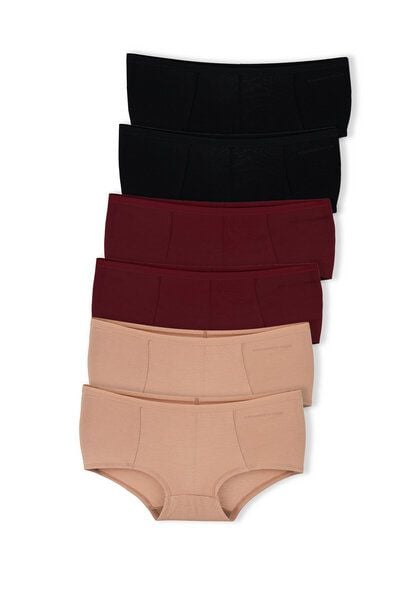 ORGANICATION BLAIRE | Boyshorts Panty aus Bio-Baumwolle und TENCEL Modal im 6er-Pack von ORGANICATION